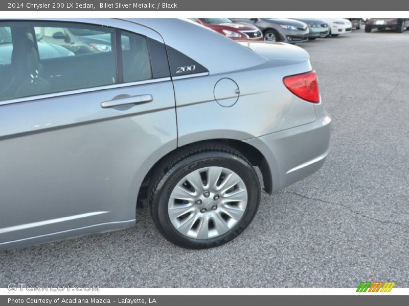 Billet Silver Metallic / Black 2014 Chrysler 200 LX Sedan