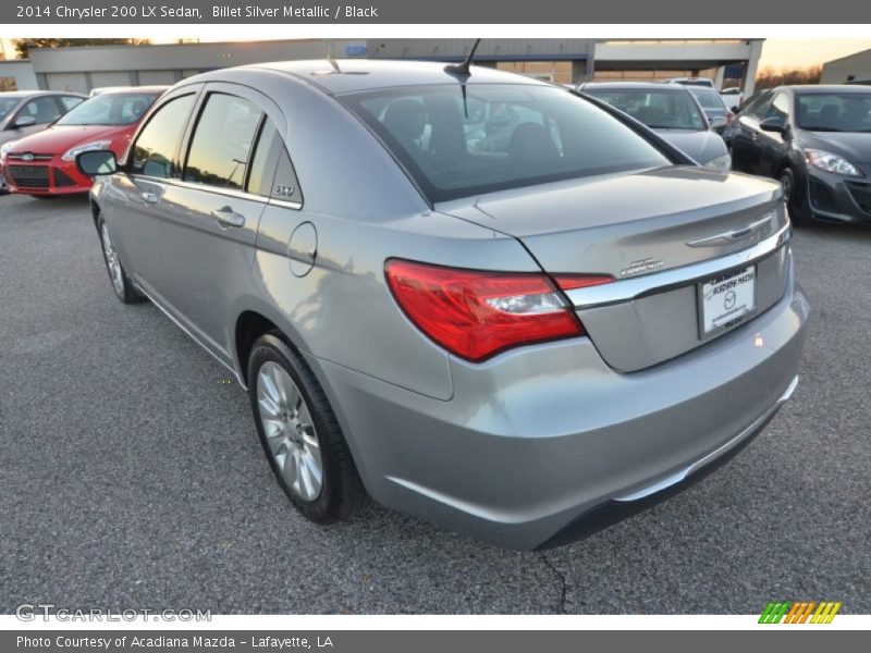 Billet Silver Metallic / Black 2014 Chrysler 200 LX Sedan