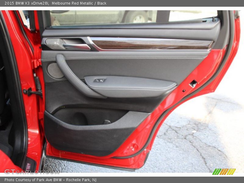 Melbourne Red Metallic / Black 2015 BMW X3 xDrive28i