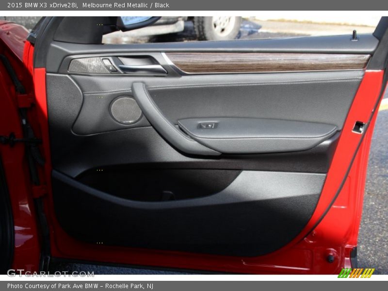 Melbourne Red Metallic / Black 2015 BMW X3 xDrive28i