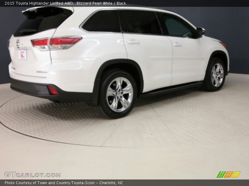 Blizzard Pearl White / Black 2015 Toyota Highlander Limited AWD