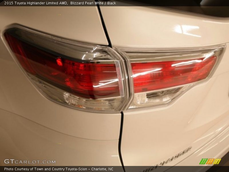 Blizzard Pearl White / Black 2015 Toyota Highlander Limited AWD