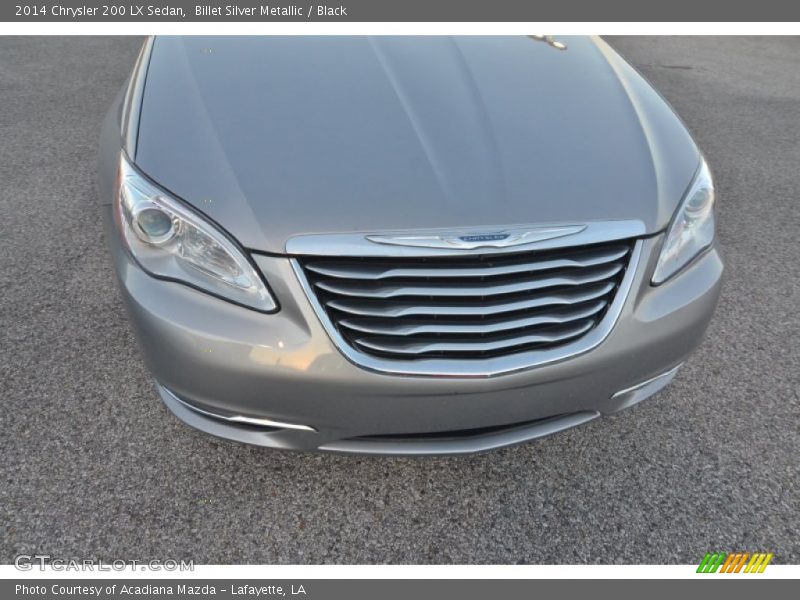 Billet Silver Metallic / Black 2014 Chrysler 200 LX Sedan