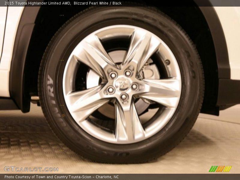 Blizzard Pearl White / Black 2015 Toyota Highlander Limited AWD