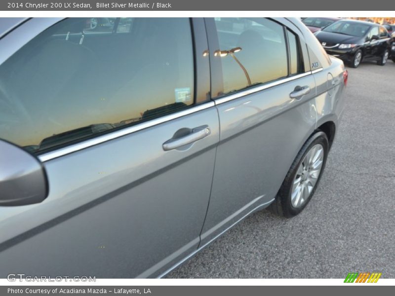 Billet Silver Metallic / Black 2014 Chrysler 200 LX Sedan