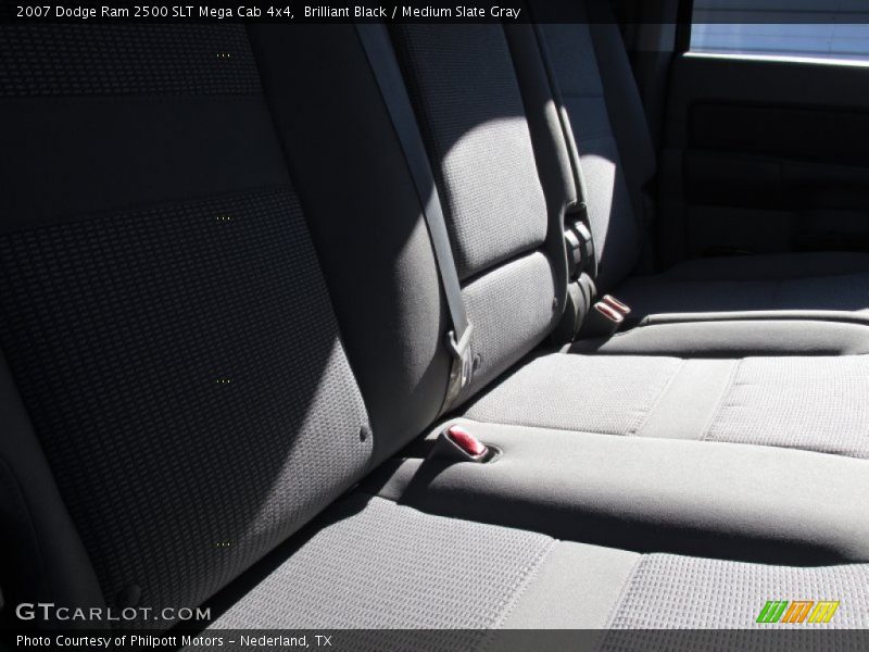 Brilliant Black / Medium Slate Gray 2007 Dodge Ram 2500 SLT Mega Cab 4x4