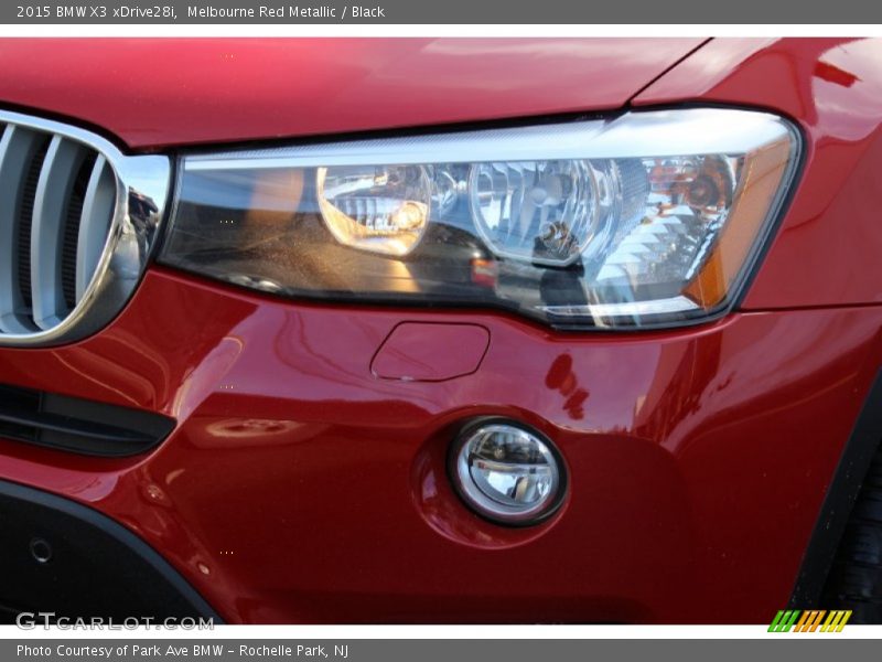 Melbourne Red Metallic / Black 2015 BMW X3 xDrive28i