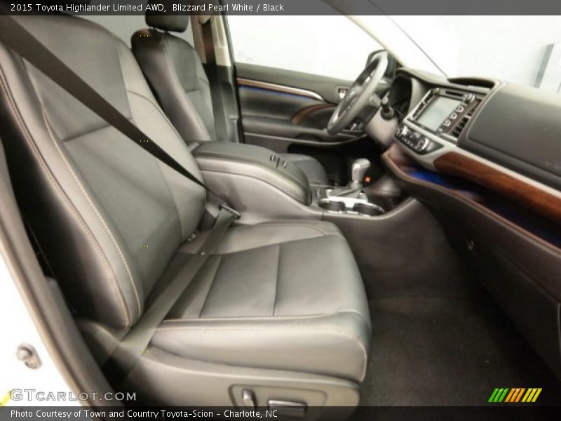 Blizzard Pearl White / Black 2015 Toyota Highlander Limited AWD