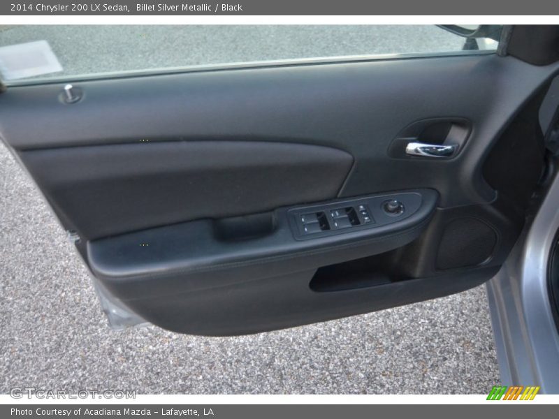 Billet Silver Metallic / Black 2014 Chrysler 200 LX Sedan