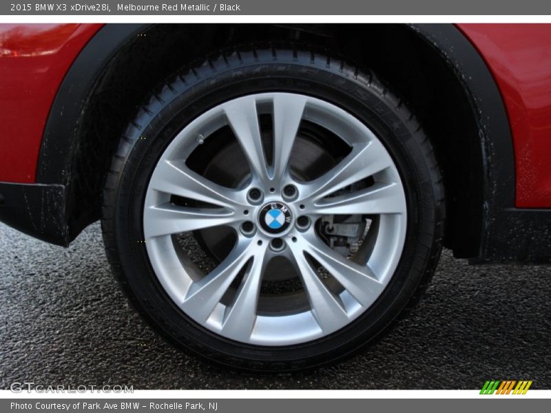 Melbourne Red Metallic / Black 2015 BMW X3 xDrive28i