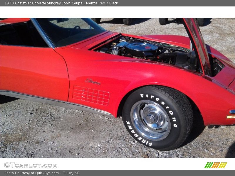 Monza Red / Black 1970 Chevrolet Corvette Stingray Sport Coupe