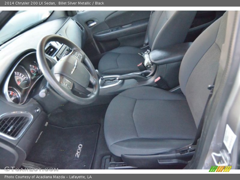Billet Silver Metallic / Black 2014 Chrysler 200 LX Sedan