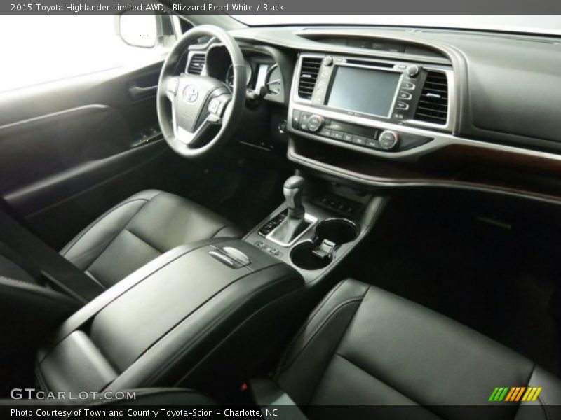Blizzard Pearl White / Black 2015 Toyota Highlander Limited AWD