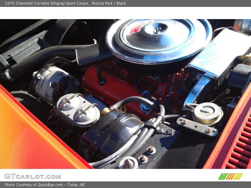 Monza Red / Black 1970 Chevrolet Corvette Stingray Sport Coupe