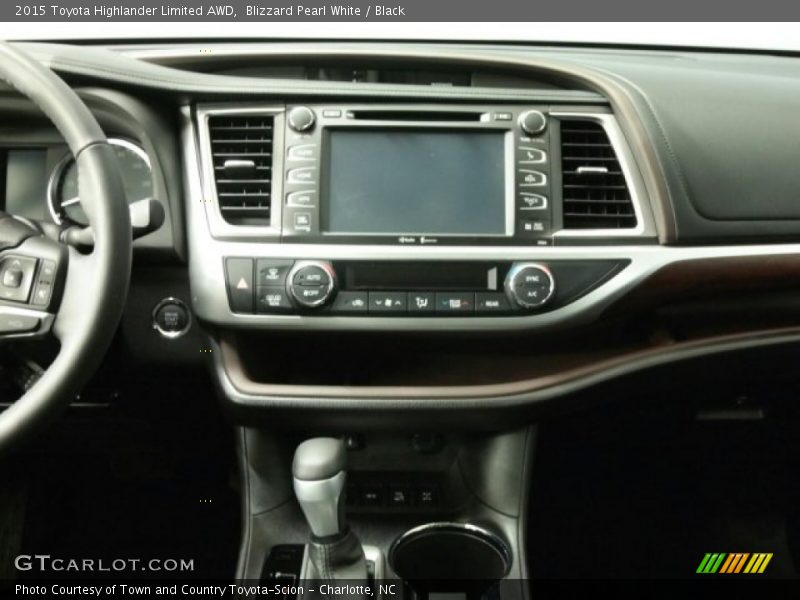 Blizzard Pearl White / Black 2015 Toyota Highlander Limited AWD