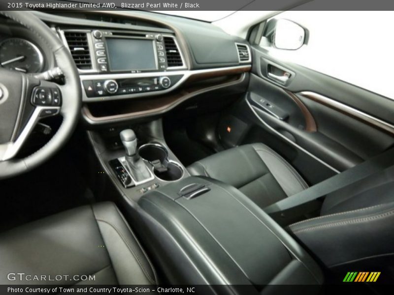 Blizzard Pearl White / Black 2015 Toyota Highlander Limited AWD