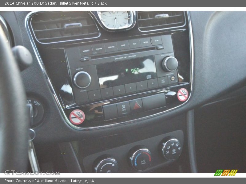 Billet Silver Metallic / Black 2014 Chrysler 200 LX Sedan