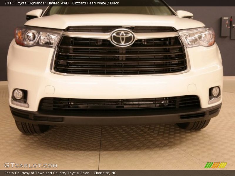 Blizzard Pearl White / Black 2015 Toyota Highlander Limited AWD
