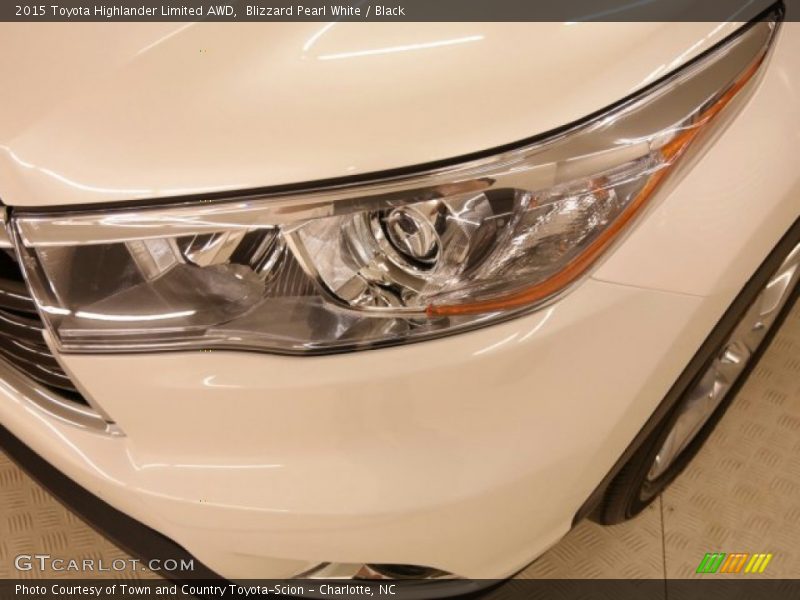 Blizzard Pearl White / Black 2015 Toyota Highlander Limited AWD