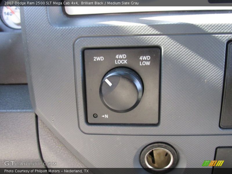 Brilliant Black / Medium Slate Gray 2007 Dodge Ram 2500 SLT Mega Cab 4x4