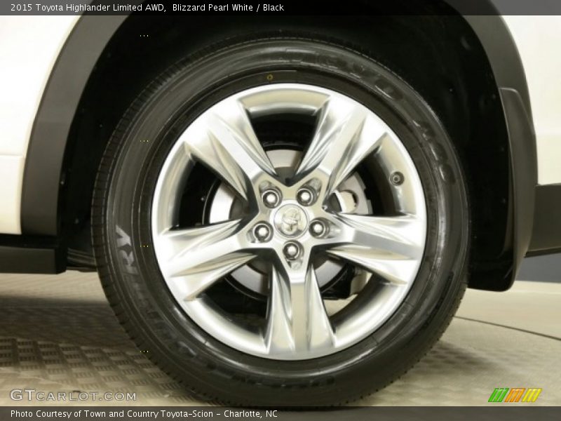 Blizzard Pearl White / Black 2015 Toyota Highlander Limited AWD