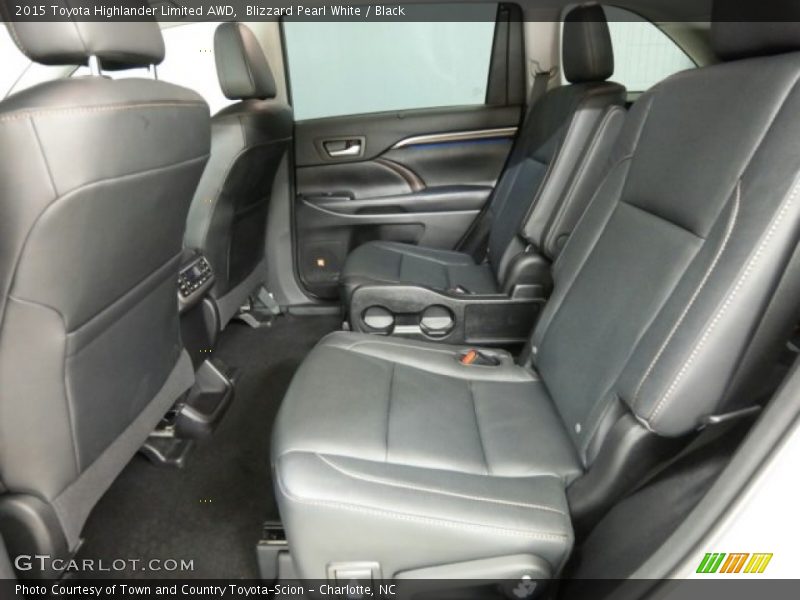 Blizzard Pearl White / Black 2015 Toyota Highlander Limited AWD