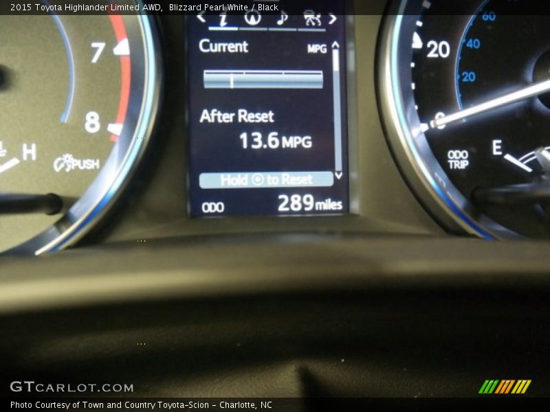Blizzard Pearl White / Black 2015 Toyota Highlander Limited AWD