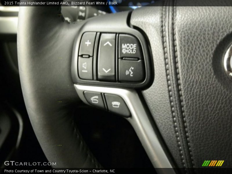 Blizzard Pearl White / Black 2015 Toyota Highlander Limited AWD