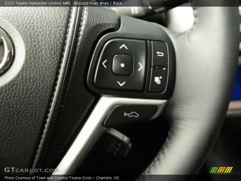 Blizzard Pearl White / Black 2015 Toyota Highlander Limited AWD