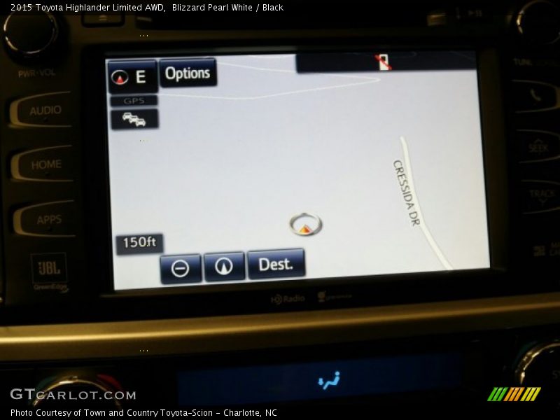 Blizzard Pearl White / Black 2015 Toyota Highlander Limited AWD