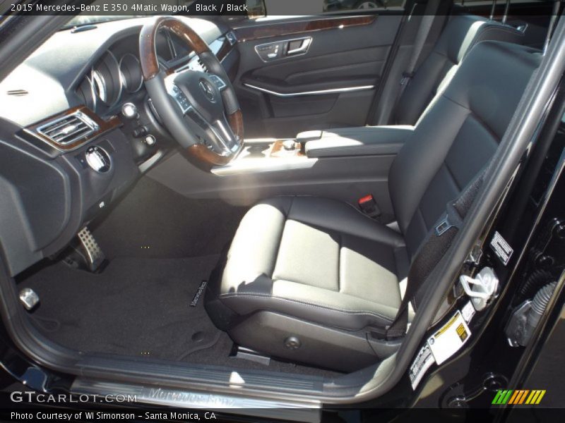 Front Seat of 2015 E 350 4Matic Wagon