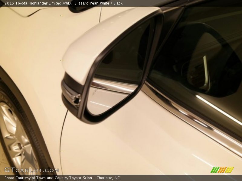 Blizzard Pearl White / Black 2015 Toyota Highlander Limited AWD