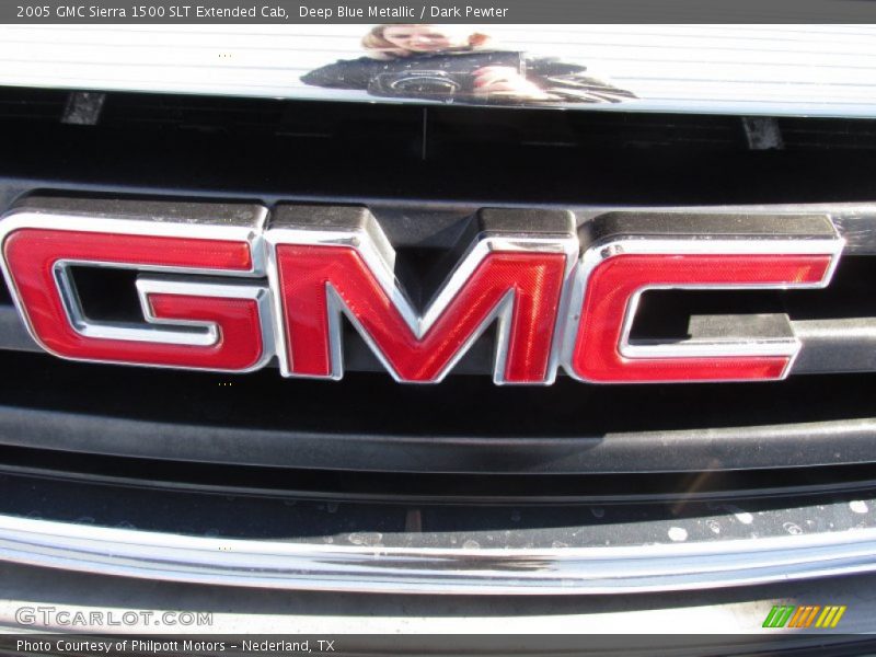 Deep Blue Metallic / Dark Pewter 2005 GMC Sierra 1500 SLT Extended Cab