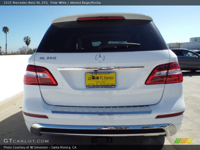 Polar White / Almond Beige/Mocha 2015 Mercedes-Benz ML 350