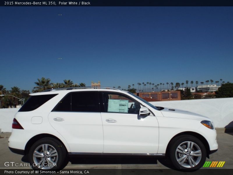 Polar White / Black 2015 Mercedes-Benz ML 350