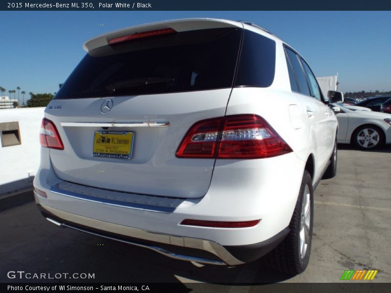 Polar White / Black 2015 Mercedes-Benz ML 350