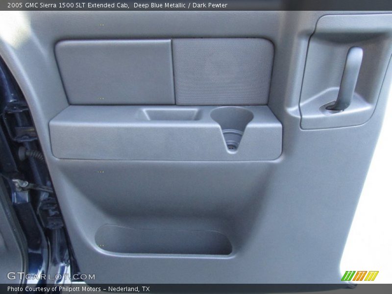 Deep Blue Metallic / Dark Pewter 2005 GMC Sierra 1500 SLT Extended Cab