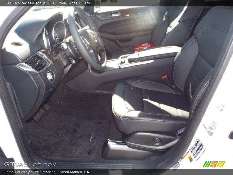 Polar White / Black 2015 Mercedes-Benz ML 350