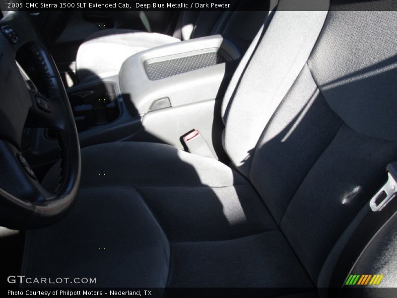 Deep Blue Metallic / Dark Pewter 2005 GMC Sierra 1500 SLT Extended Cab