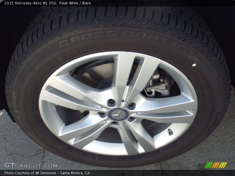 Polar White / Black 2015 Mercedes-Benz ML 350