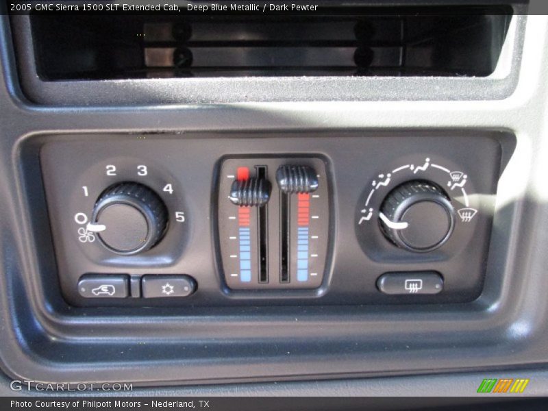 Deep Blue Metallic / Dark Pewter 2005 GMC Sierra 1500 SLT Extended Cab