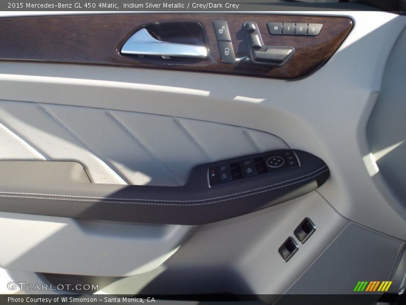 Iridium Silver Metallic / Grey/Dark Grey 2015 Mercedes-Benz GL 450 4Matic
