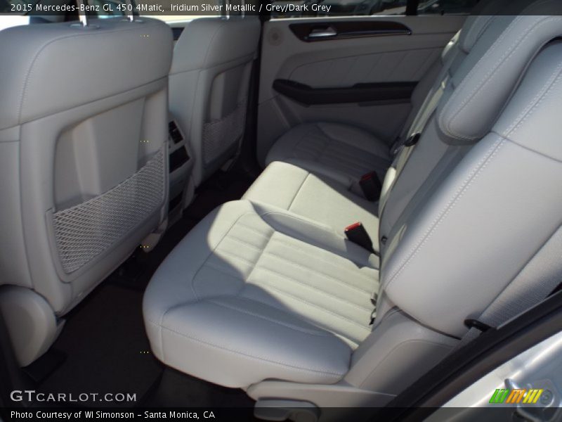 Iridium Silver Metallic / Grey/Dark Grey 2015 Mercedes-Benz GL 450 4Matic