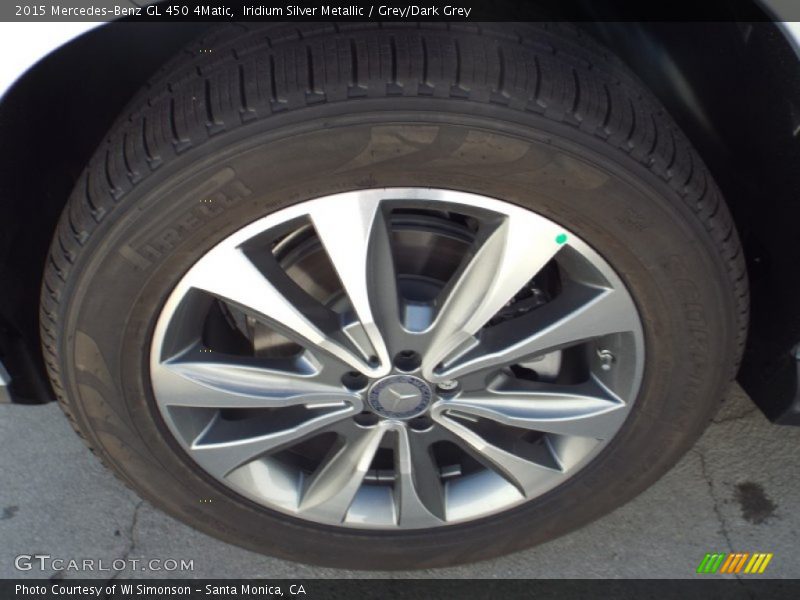 Iridium Silver Metallic / Grey/Dark Grey 2015 Mercedes-Benz GL 450 4Matic