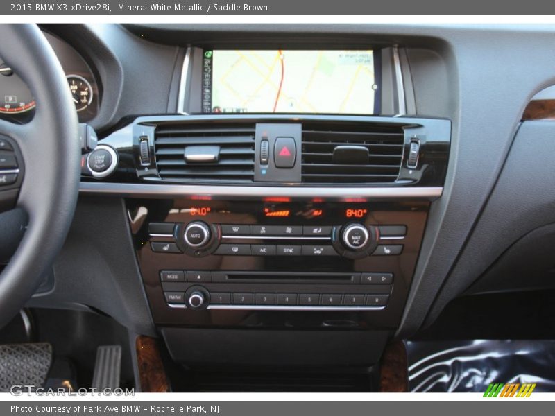 Mineral White Metallic / Saddle Brown 2015 BMW X3 xDrive28i