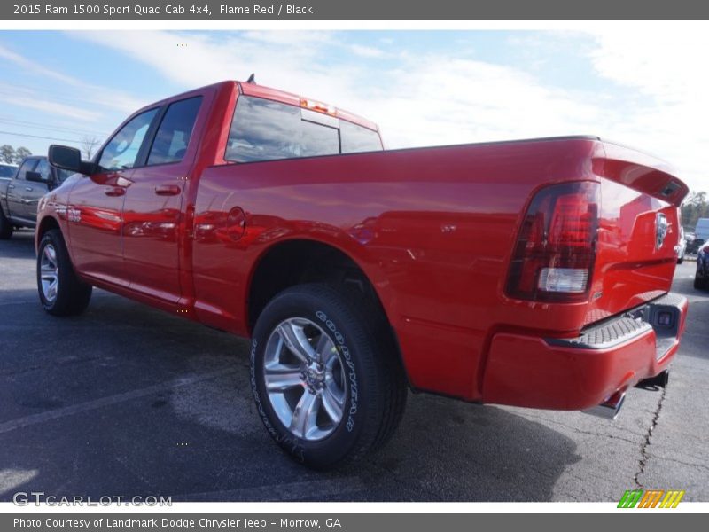 Flame Red / Black 2015 Ram 1500 Sport Quad Cab 4x4