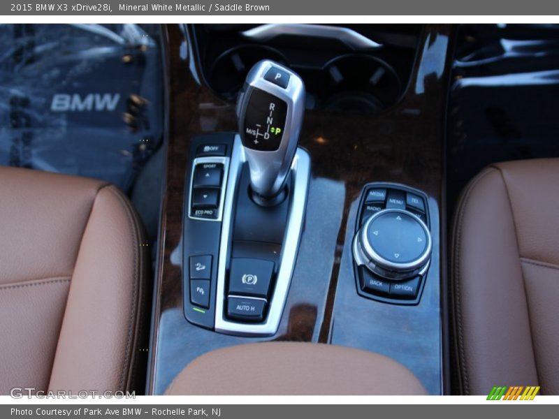Mineral White Metallic / Saddle Brown 2015 BMW X3 xDrive28i