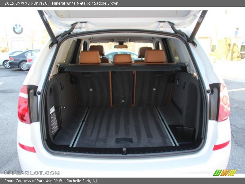 Mineral White Metallic / Saddle Brown 2015 BMW X3 xDrive28i