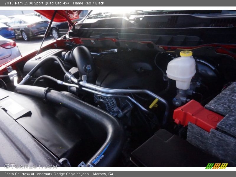 Flame Red / Black 2015 Ram 1500 Sport Quad Cab 4x4