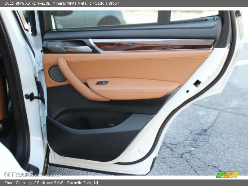 Mineral White Metallic / Saddle Brown 2015 BMW X3 xDrive28i